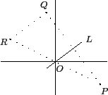 \begin{picture}(138,118)
\thinlines\drawpath{6.0}{54.0}{100.0}{54.0}
\drawpath{5...
...{$\scriptstyle O$}
\drawcenteredtext{84.0}{74.0}{$\scriptstyle L$}
\end{picture}