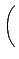 $\displaystyle \left(\vphantom{
\begin{array}{ccccc}
1 & 2 & 3 & 4 & 5 \\
2 & 3 & 1 & 4 & 5 \\
\end{array}%%
}\right.$