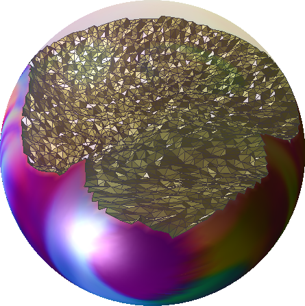 Mapped spherical parameterization example